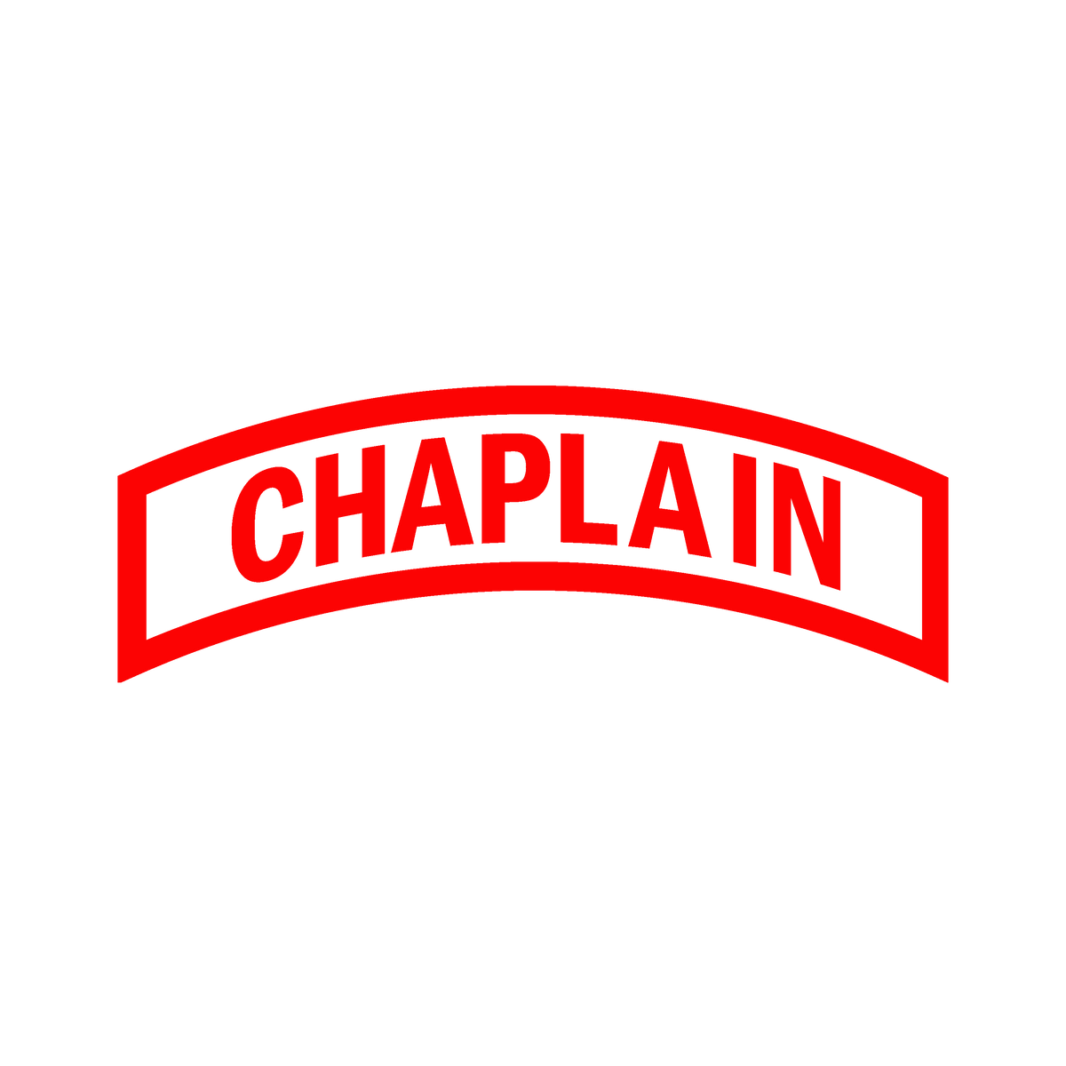Chaplain Tab Decal