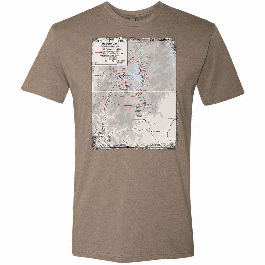 Chosin Battle Map Tee