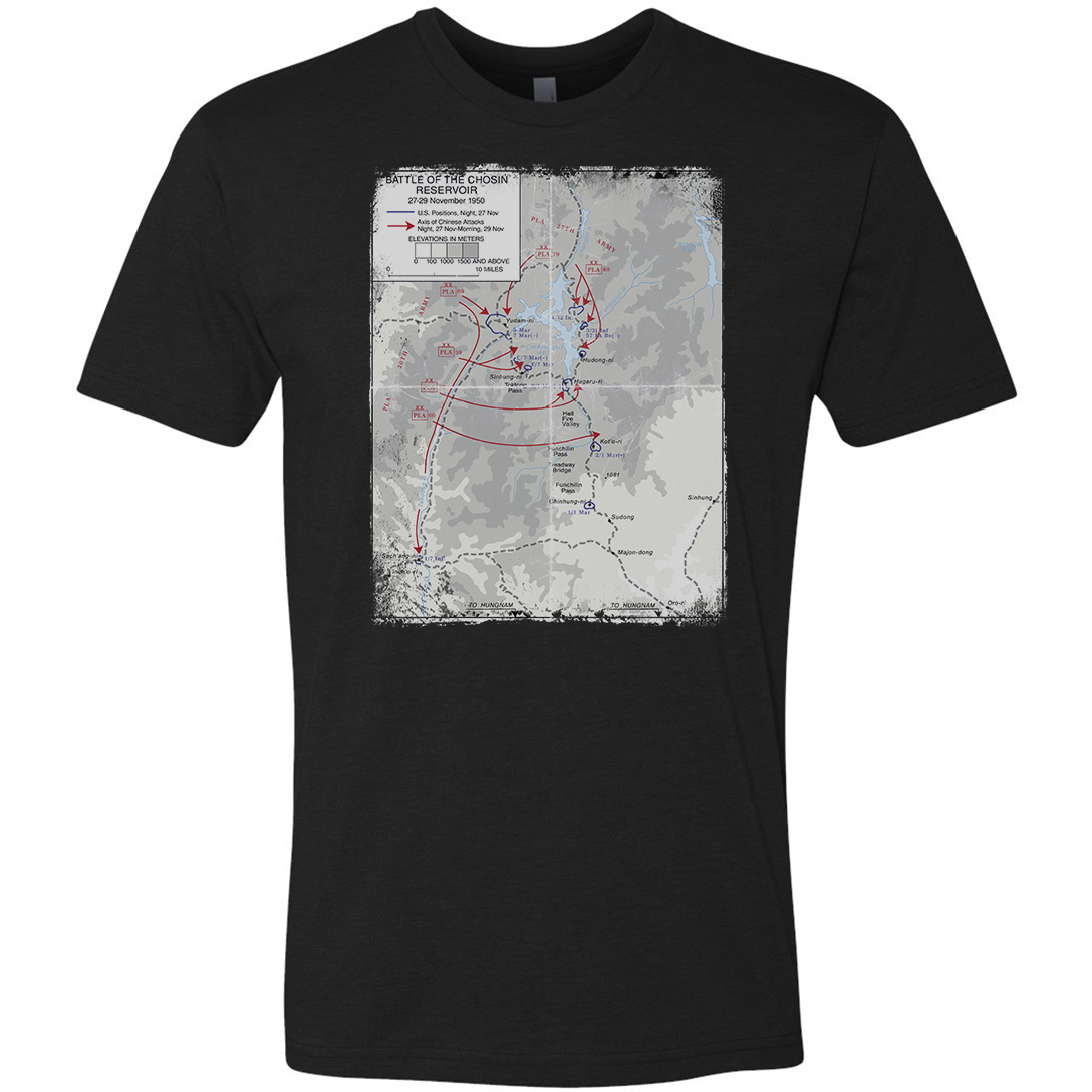 Chosin Battle Map Tee