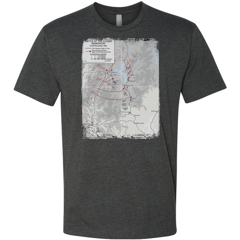 Load image into Gallery viewer, Chosin Battle Map Tee
