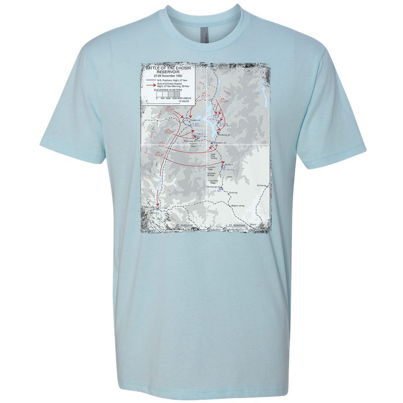 Load image into Gallery viewer, Chosin Battle Map Tee
