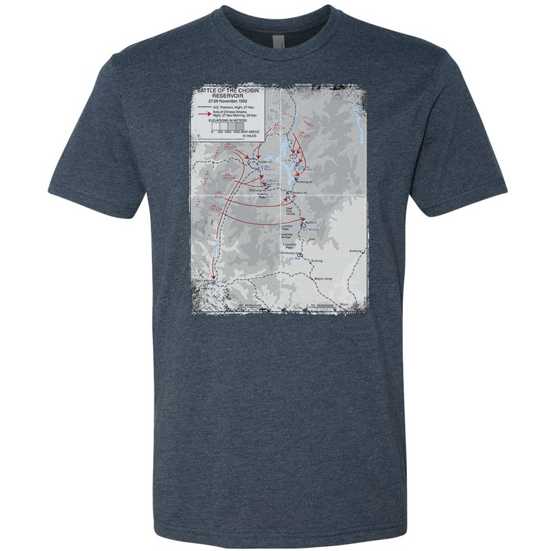 Load image into Gallery viewer, Chosin Battle Map Tee
