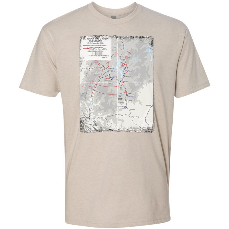 Load image into Gallery viewer, Chosin Battle Map Tee
