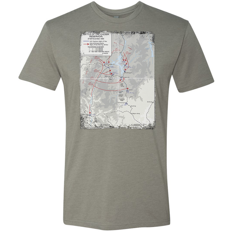 Load image into Gallery viewer, Chosin Battle Map Tee
