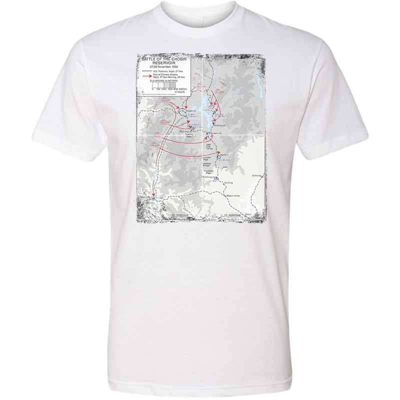 Load image into Gallery viewer, Chosin Battle Map Tee
