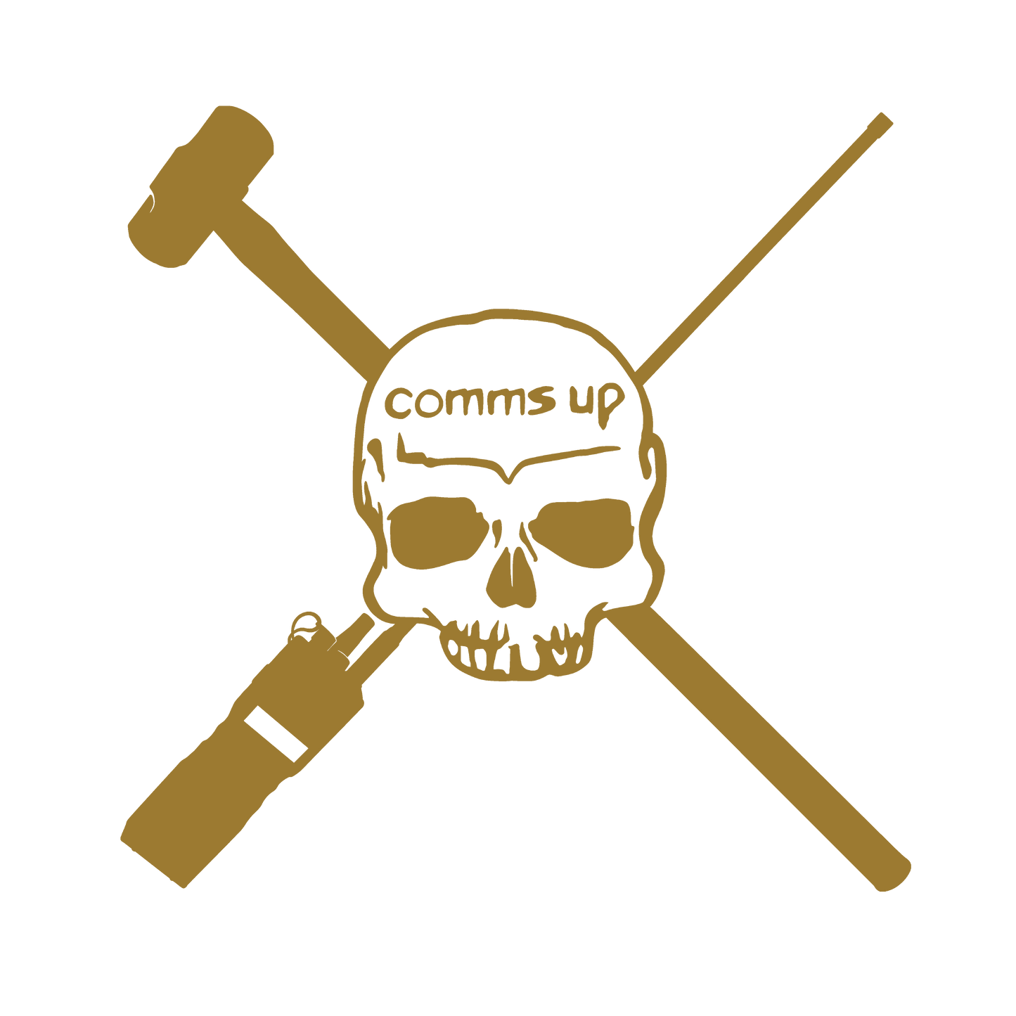 Comms Up Decal