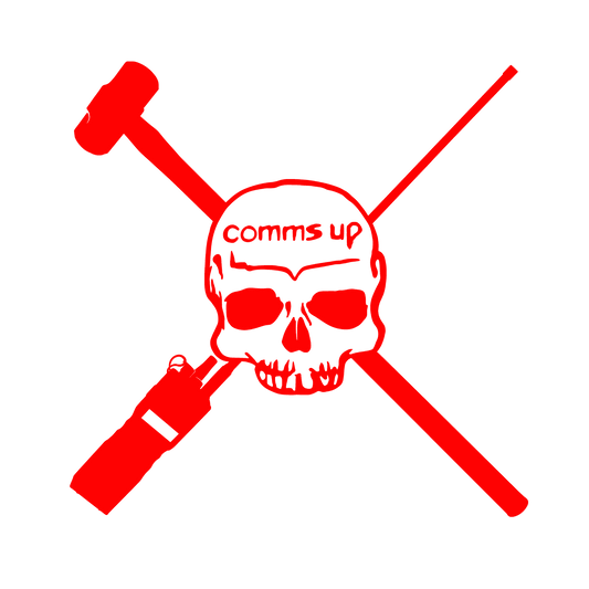 Comms Up Decal