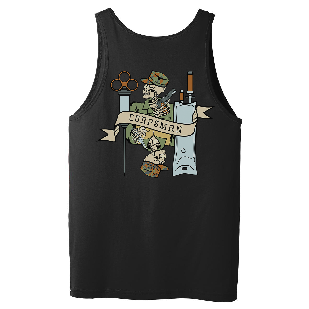 Corpsman Death Card Tank