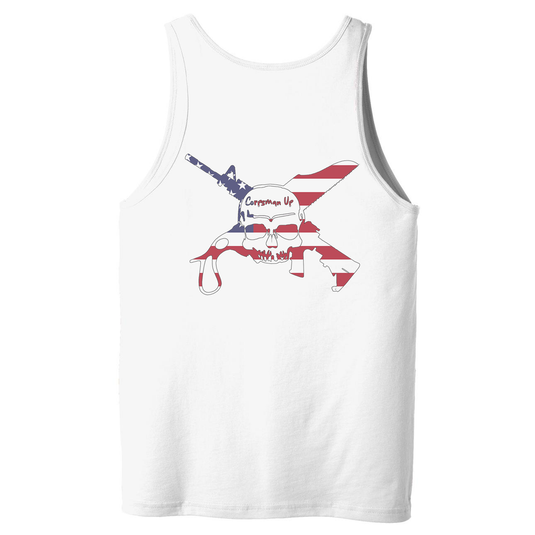 Corpsman Up American Flag Tank