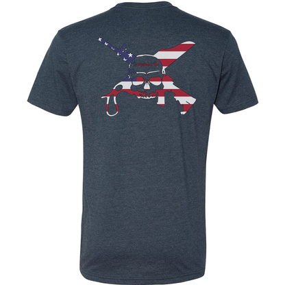 Corpsman Up American Flag Logo Tee