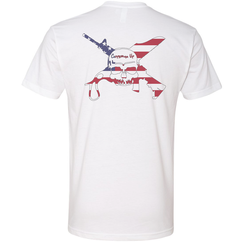 Load image into Gallery viewer, Corpsman Up American Flag Tee
