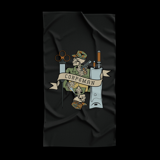 Corpsman Death Card Flag