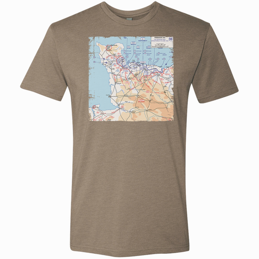 D-Day Battle Map Tee