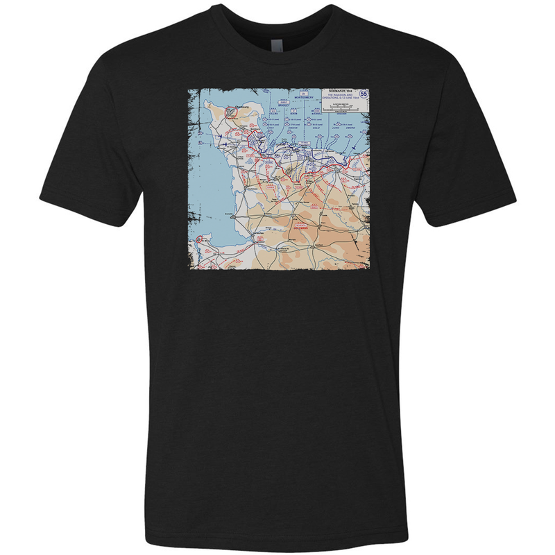 Load image into Gallery viewer, D-Day Battle Map Tee
