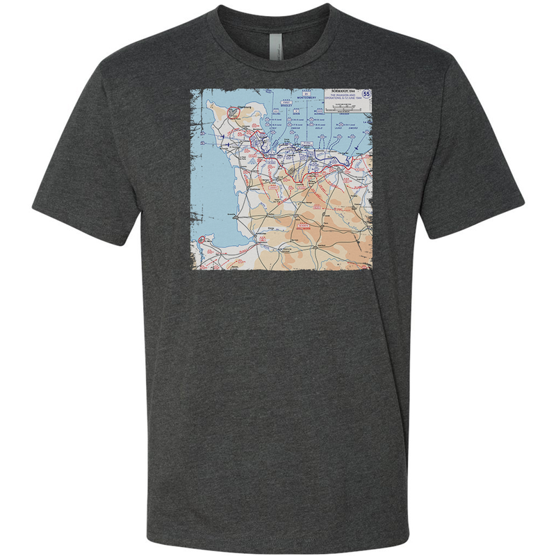 Load image into Gallery viewer, D-Day Battle Map Tee
