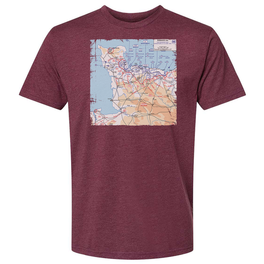 D-Day Battle Map Tee