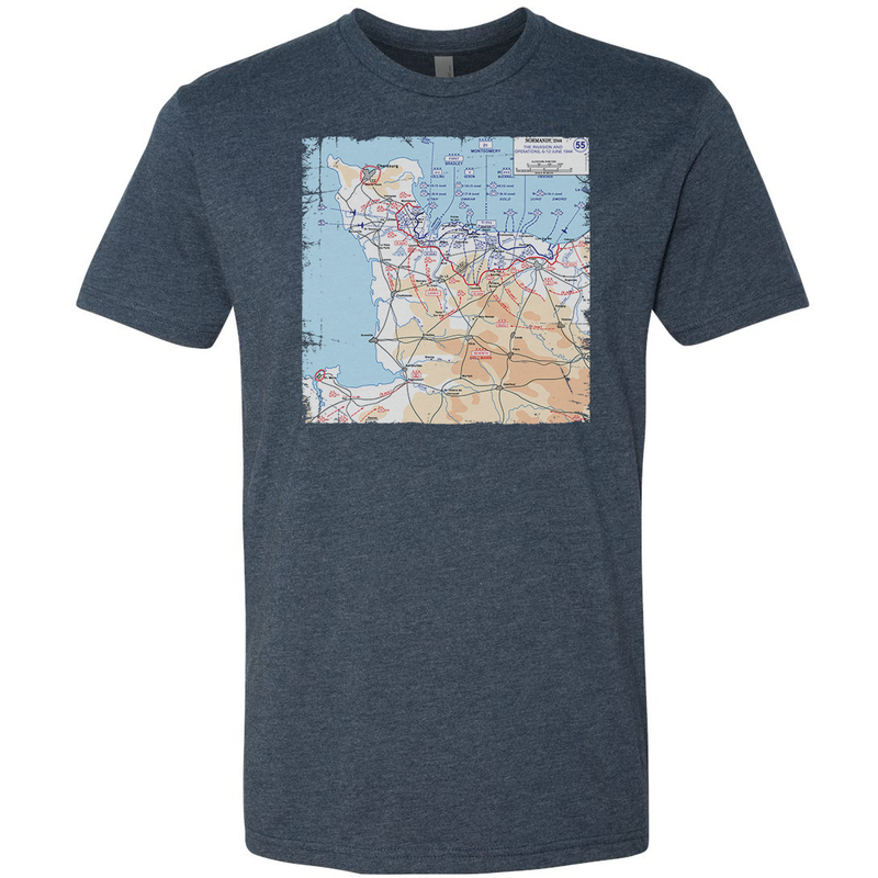 Load image into Gallery viewer, D-Day Battle Map Tee
