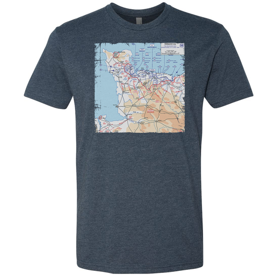 D-Day Battle Map Tee