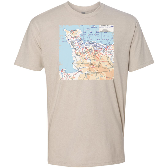 D-Day Battle Map Tee