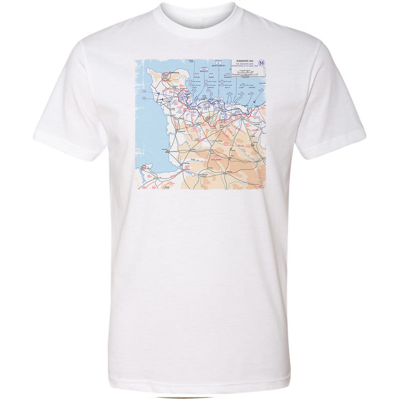 Load image into Gallery viewer, D-Day Battle Map Tee
