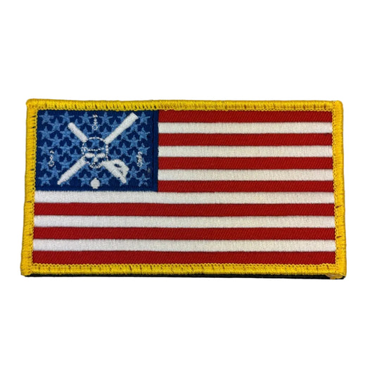 Tubes Up American Flag Patch