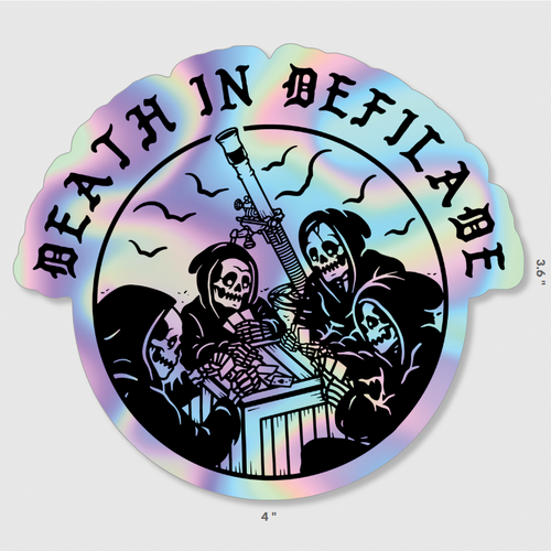 Death In Defilade Sticker