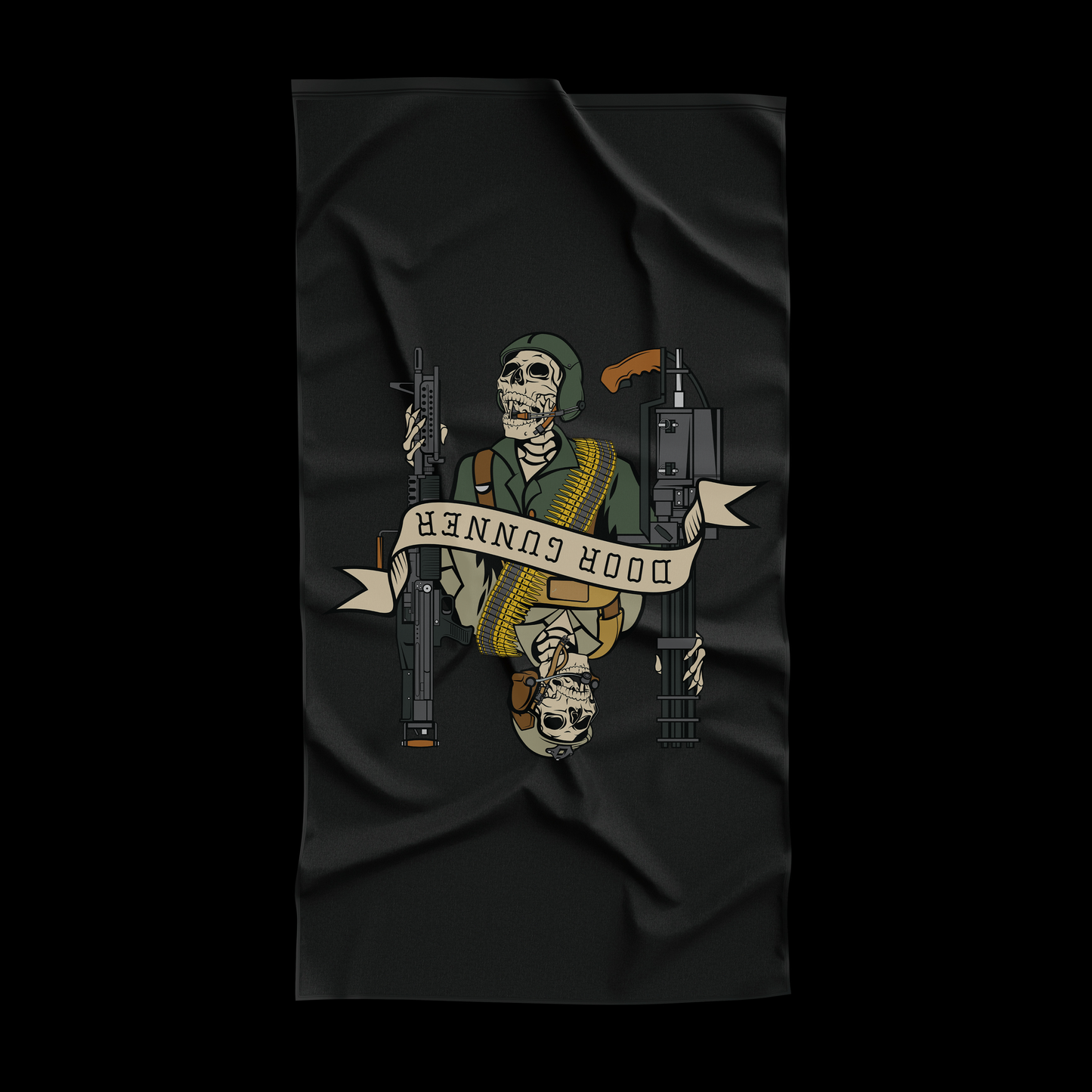 Door Gunner Death Card Flag