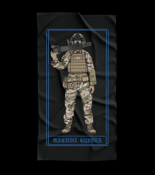 Army Machine Gunner Flag