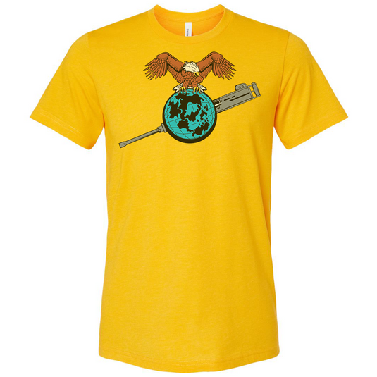 Eagle Globe and Gun Tee