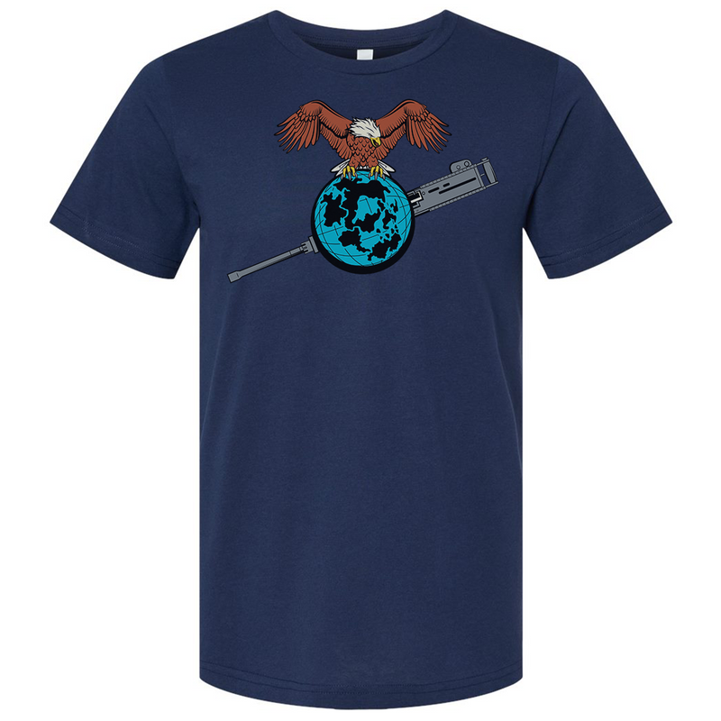 Load image into Gallery viewer, Eagle Globe and Gun Tee
