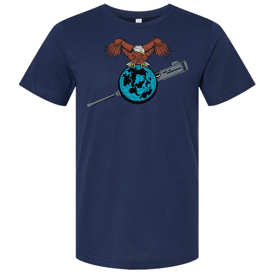 Eagle Globe and Gun Tee