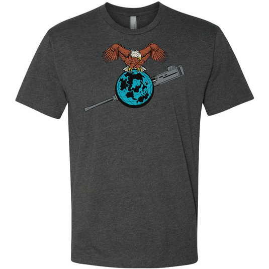 Eagle Globe and Gun Tee