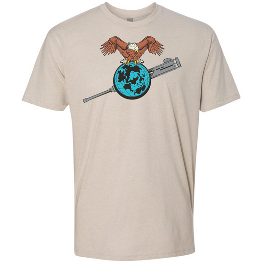 Eagle Globe and Gun Tee