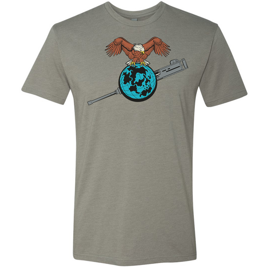 Eagle Globe and Gun Tee