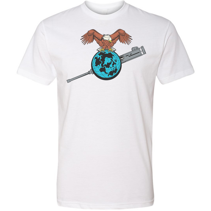 Load image into Gallery viewer, Eagle Globe and Gun Tee
