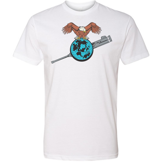 Eagle Globe and Gun Tee