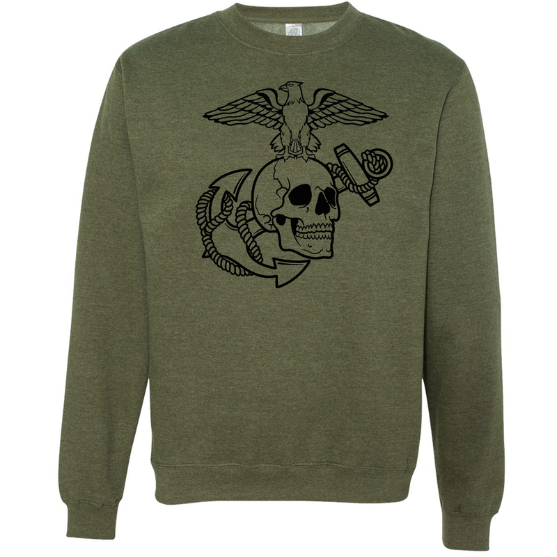 Load image into Gallery viewer, Eagle Skull and Anchor Sweatshirt
