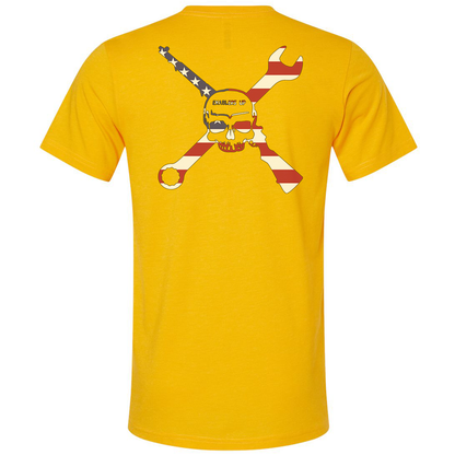 Enablers Up American Flag Logo Tee