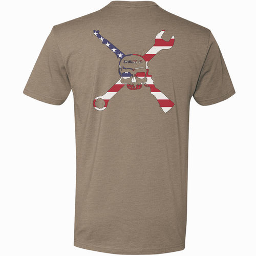 Enablers Up American Flag Logo Tee