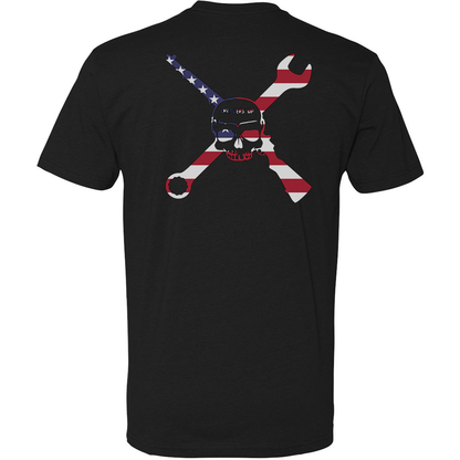 Enablers Up American Flag Logo Tee