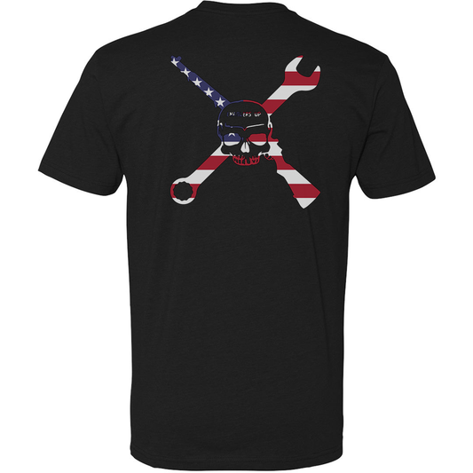 Enablers Up American Flag Logo Tee