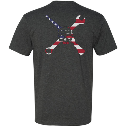 Enablers Up American Flag Logo Tee