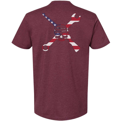 Enablers Up American Flag Logo Tee
