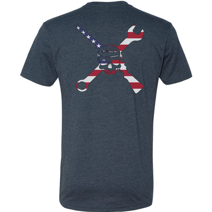 Enablers Up American Flag Logo Tee