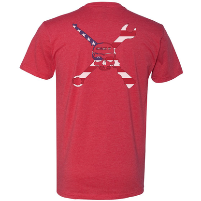 Enablers Up American Flag Logo Tee