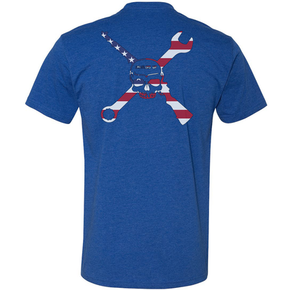 Enablers Up American Flag Logo Tee