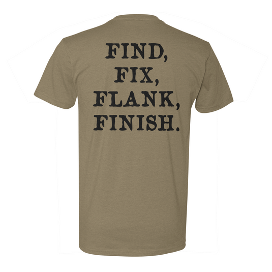 Find Fix Flank Finish Tee
