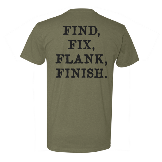 Find Fix Flank Finish Tee