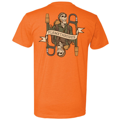 Flamethrower Death Card Tee
