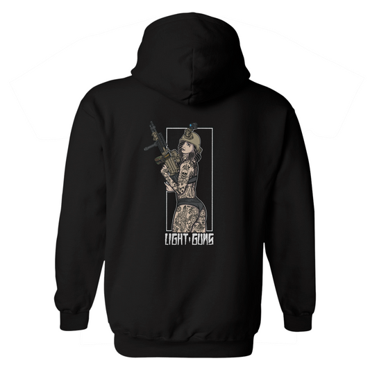 Light Guns Pin Up Hoodie